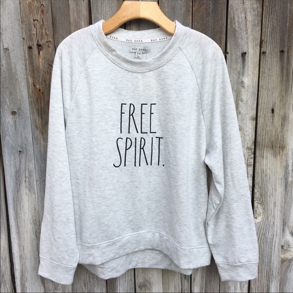 Rae Dunn Tops - ****SOLD******Free Spirit sweatshirt size L